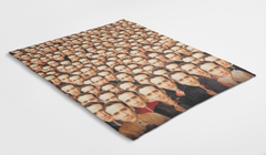 Nicolas Cage Funny face Collage Blanket