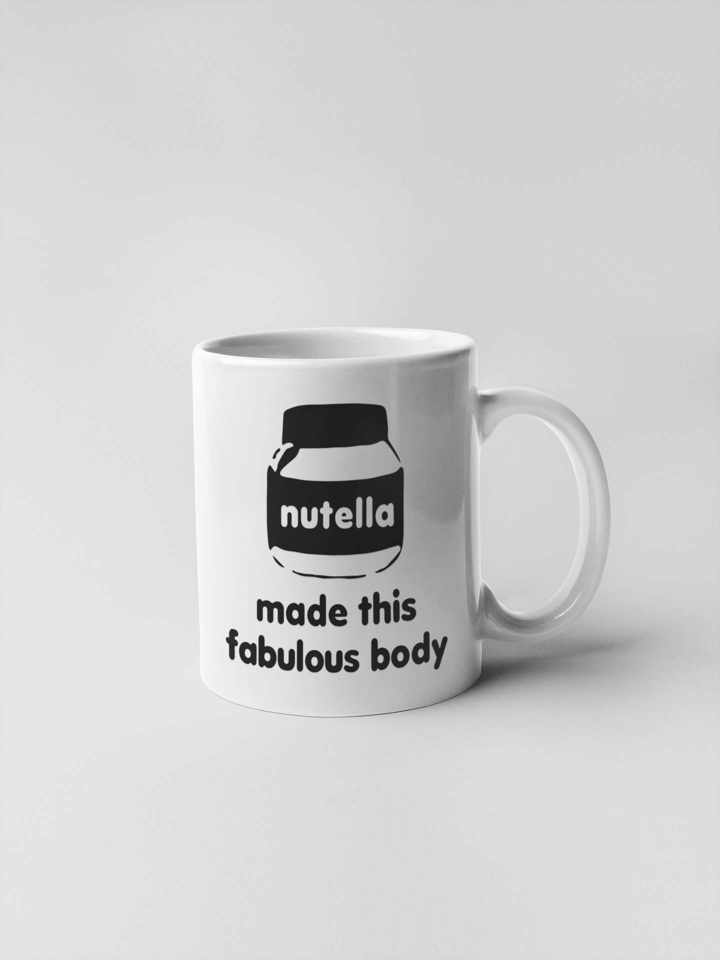 Nutella Made This Fabulous Body Ceramic Coffee Mugs