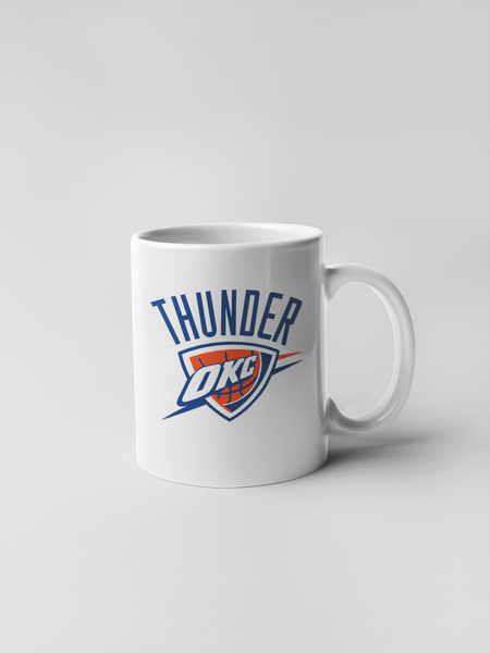 Oklahoma City Thunder Logo Ceramic Coffee Mugs