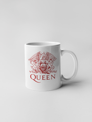 Queen Logo Ceramic Coffee Mugs