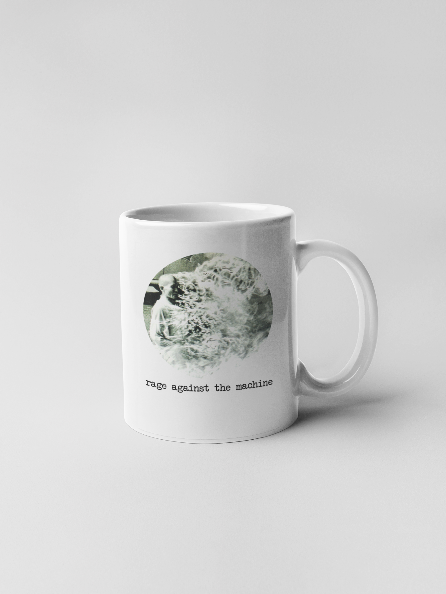 Rage Against The Machine Burning Monk Ceramic Coffee Mugs