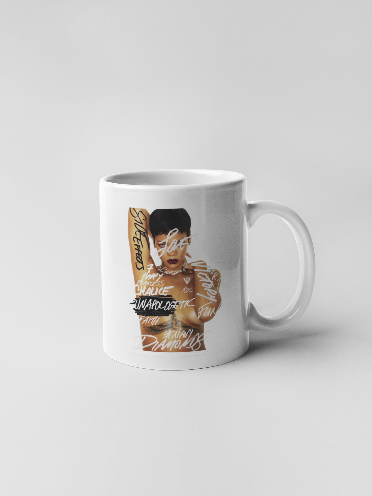 Rihanna Unapologetic Ceramic Coffee Mugs