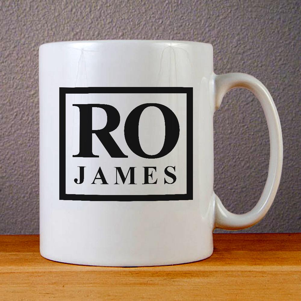 Ro James Logo Ceramic Coffee Mugs