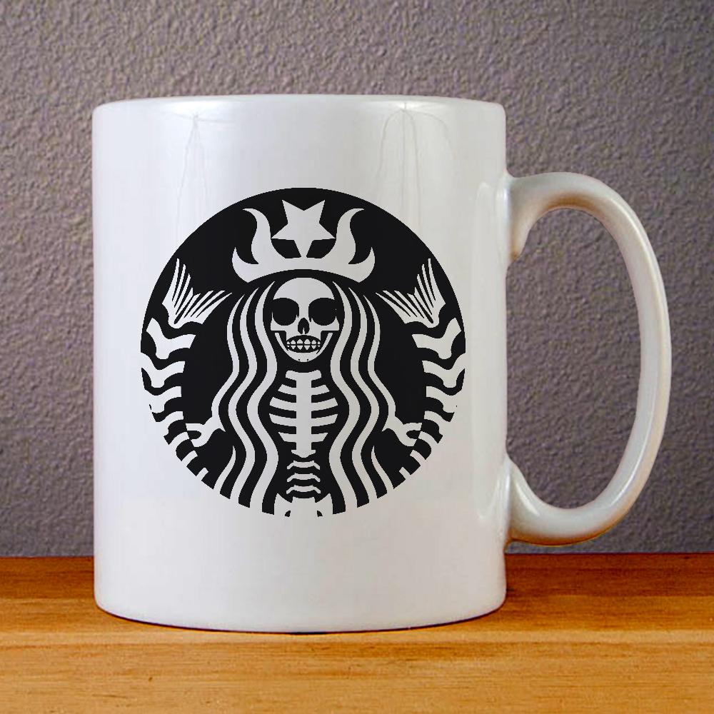 Starbucks Skull Ceramic Coffee Mugs