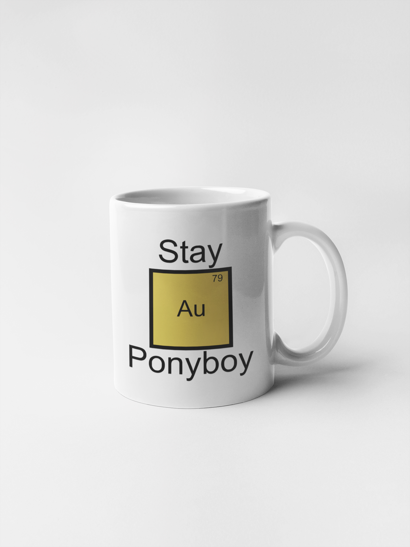 Stay Gold Ponyboy Element Pun Ceramic Coffee Mugs