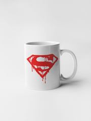 Superman Logo Ceramic Coffee Mugs