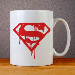 Superman Logo Ceramic Coffee Mugs