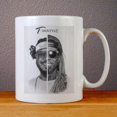T Pain and Lil Wayne T Wayne Cover Ceramic Coffee Mugs