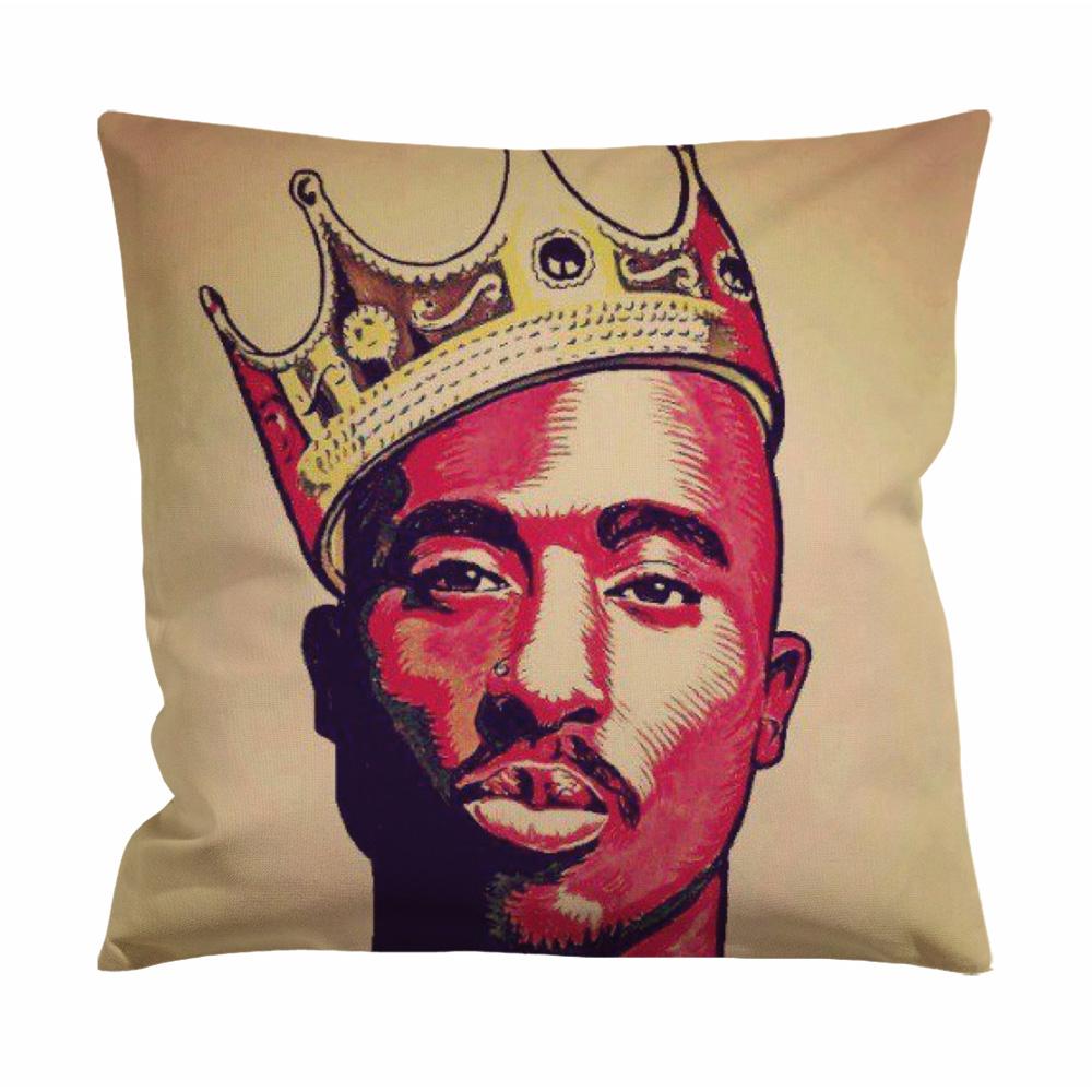 Tupac Crown Cushion Case / Pillow Case