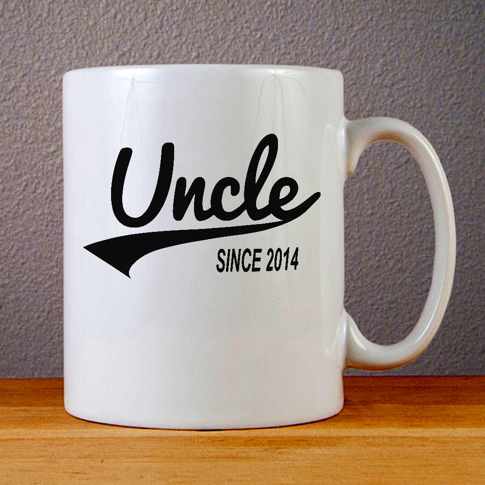 Uncle Since 2014 Ceramic Coffee Mugs