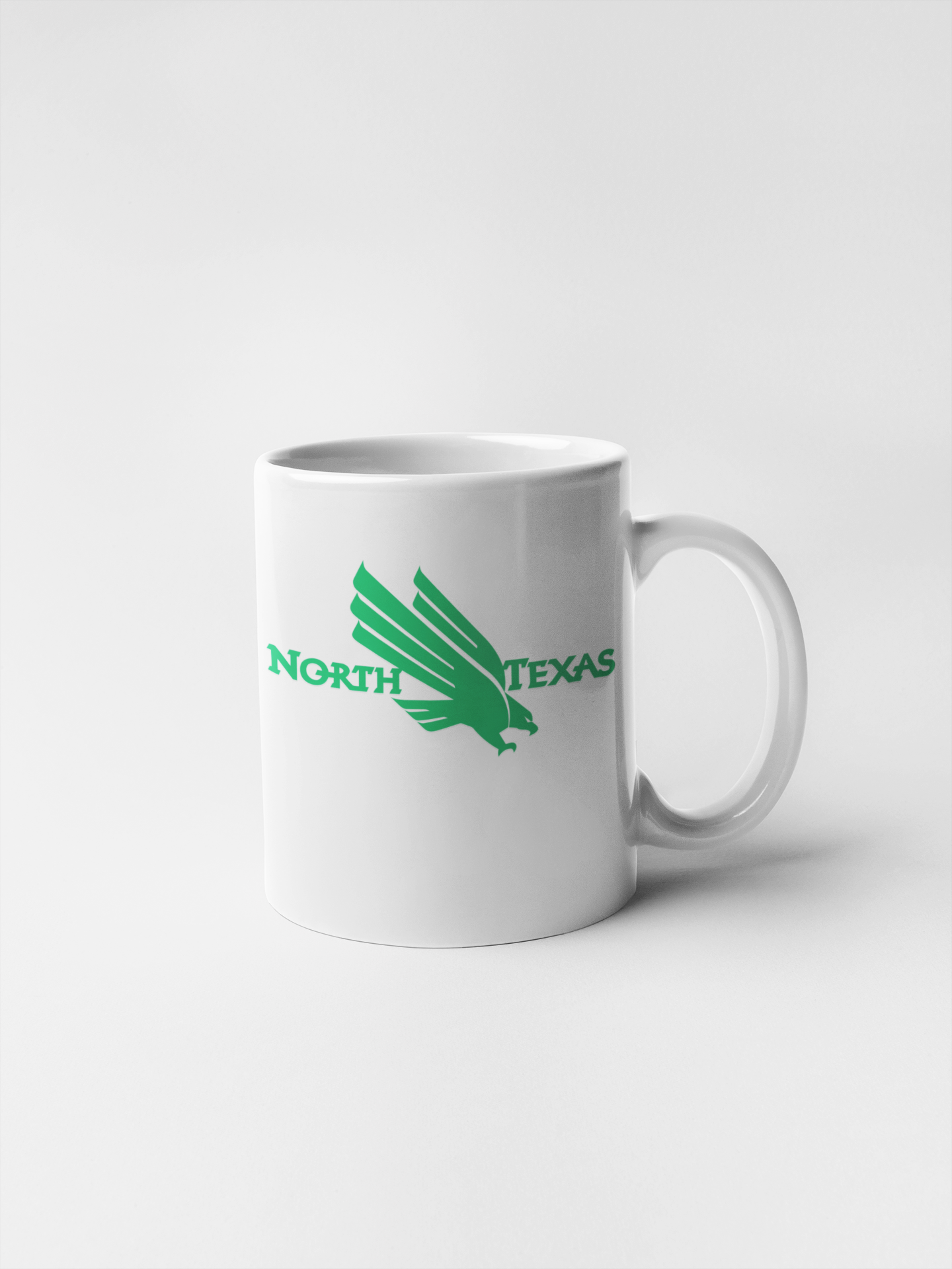 University of North Texas Eagle Logo Ceramic Coffee Mugs