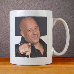 Vin Diesel Smile Face Ceramic Coffee Mugs