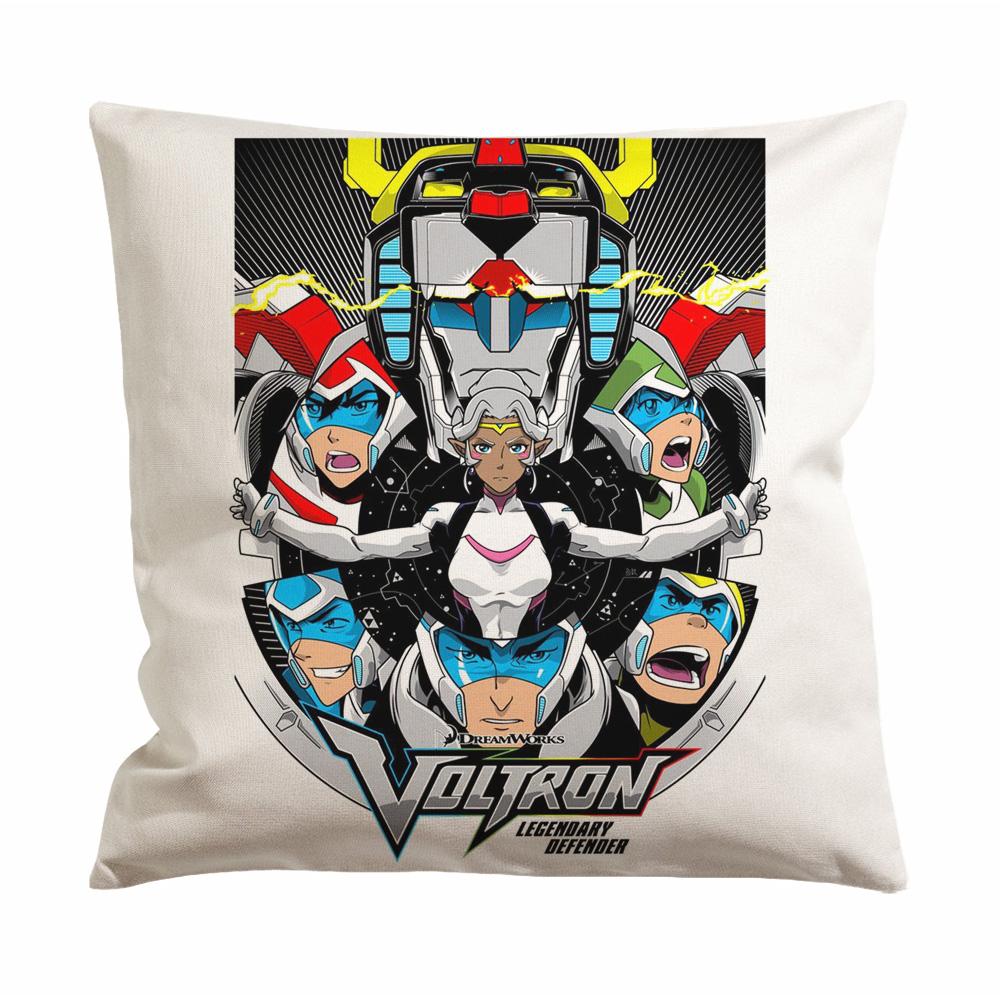 Voltron Legendary Poster Cushion Case / Pillow Case
