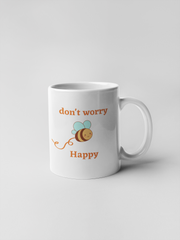 Don't worry, be happy caneca fofa Ceramic Coffee Mugs