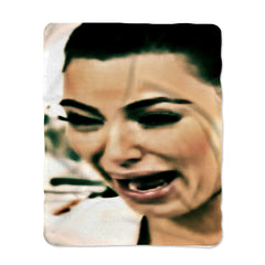 Kim kardashian crying ugly face Blanket