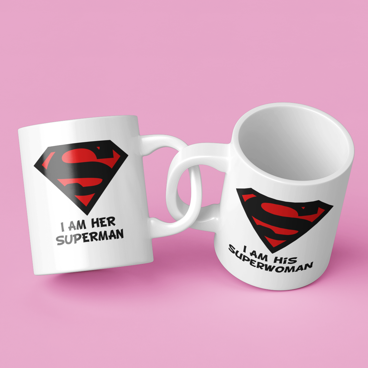 I am Her Superman Mug Couples Mug Set Wedding Mug Couples Gift Set