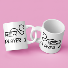 Joystick Player Mug Couples Mug Set Wedding Mug Couples Gift Set
