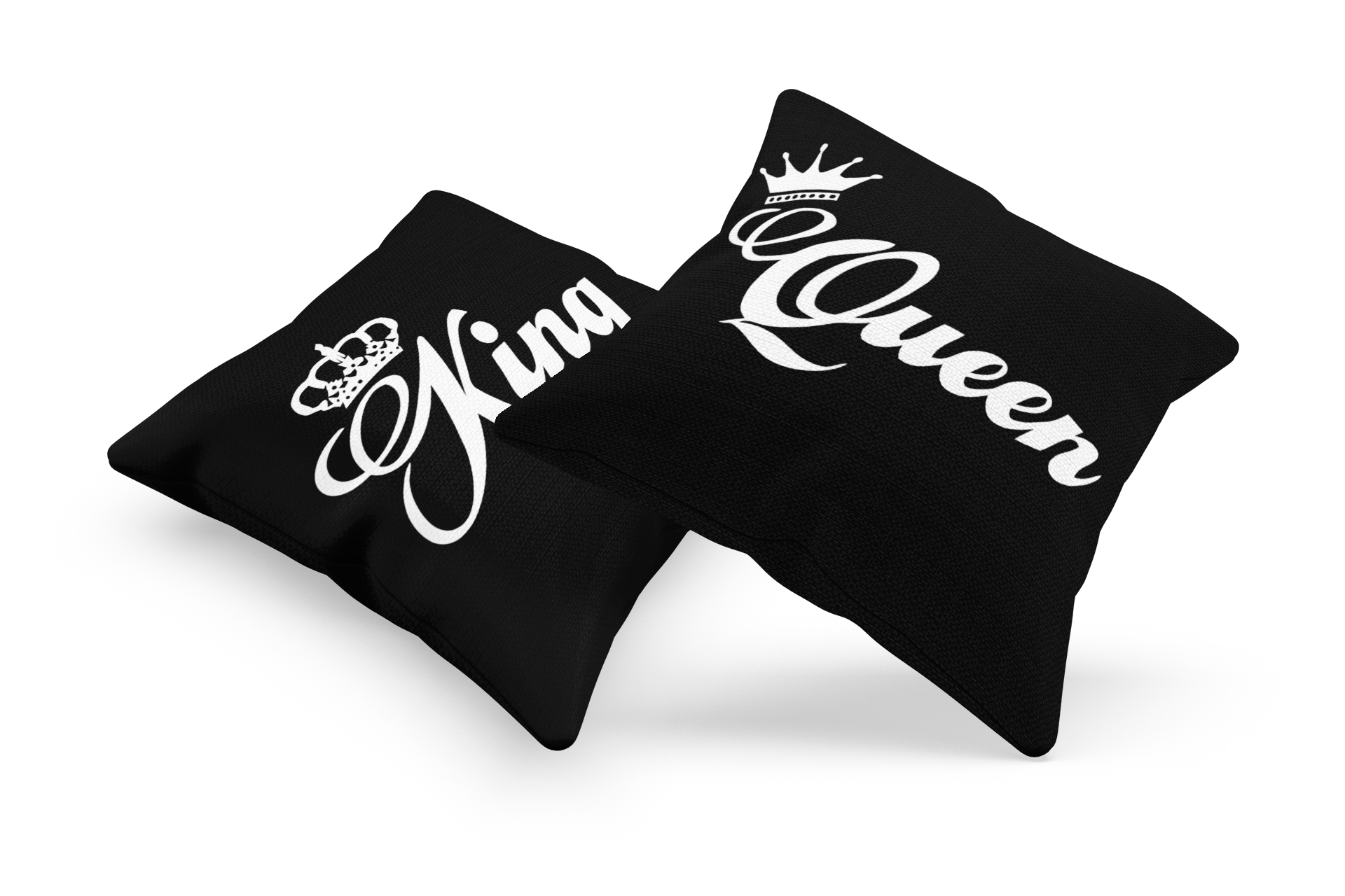 The King and The Queen Couple Cushion Case / Pillow Cases