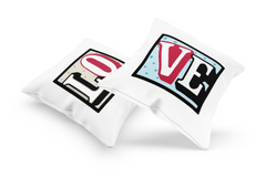 Cute Love Logo Couple Cushion Case / Pillow Cases