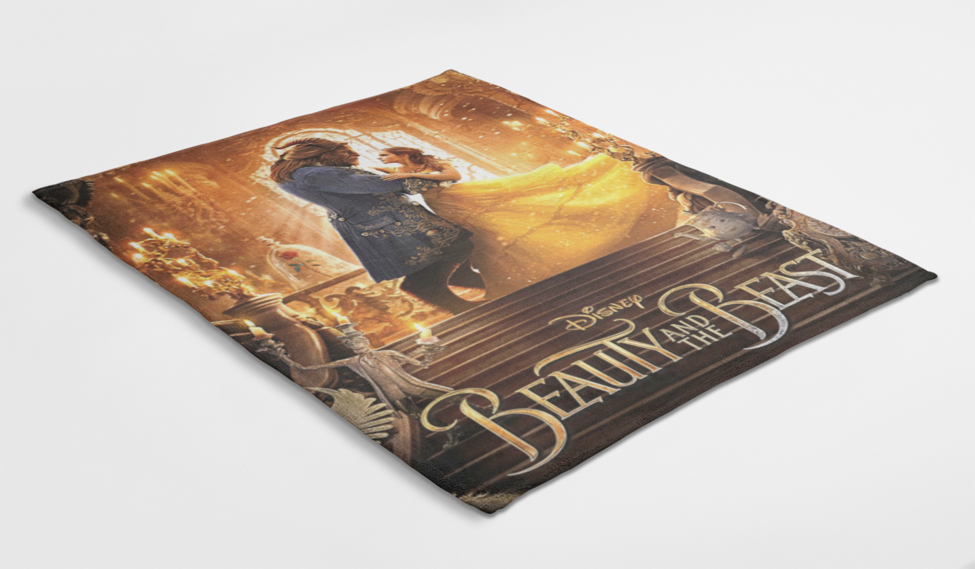 Movie Beauty and The Beast Covers Blanket