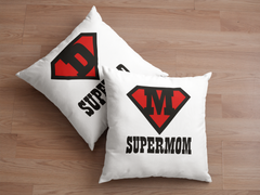 Funny Superdad And Supermom Couple Cushion Case / Pillow Cases