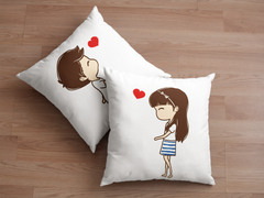Cute Kid's Love Couple Cushion Case / Pillow Cases