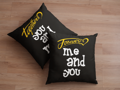 Cute Together Forever Me And You Couple Cushion Case / Pillow Cases