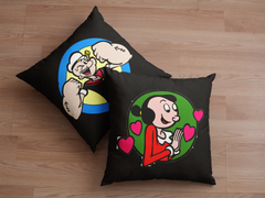 Funny Popeye And Olive Oyle Couple Cushion Case / Pillow Cases